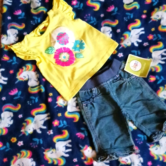 NWT Newborn Girls Demin Wide Leg Pant 💥💥Mix&Match B2GO💥💥 - Picture 1 of 4